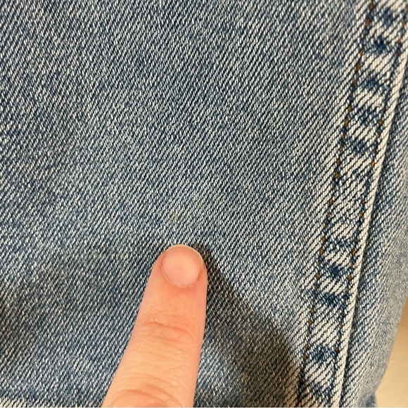 COTTON CITIZEN Women's High Rise Vintage Wash Denim Jeans Button Fly Size 29 - Picture 10 of 10